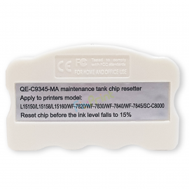 Resetter Chip Waste Ink C9345 Reset Chip Maintenance Box Wasting Pad Reset Kotak Pemeliharaan Printer EP L15150 L15160 M15140 L6550 L6580 L8050 L18050