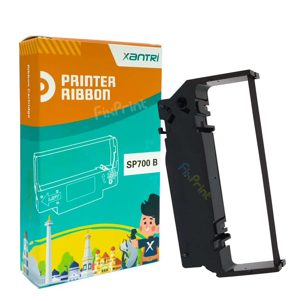 Ribbon Cartridge Xantri EP SP700 Black, Pita SP700 Printer Star SP700 SP712 SP712R SP742 SP742R