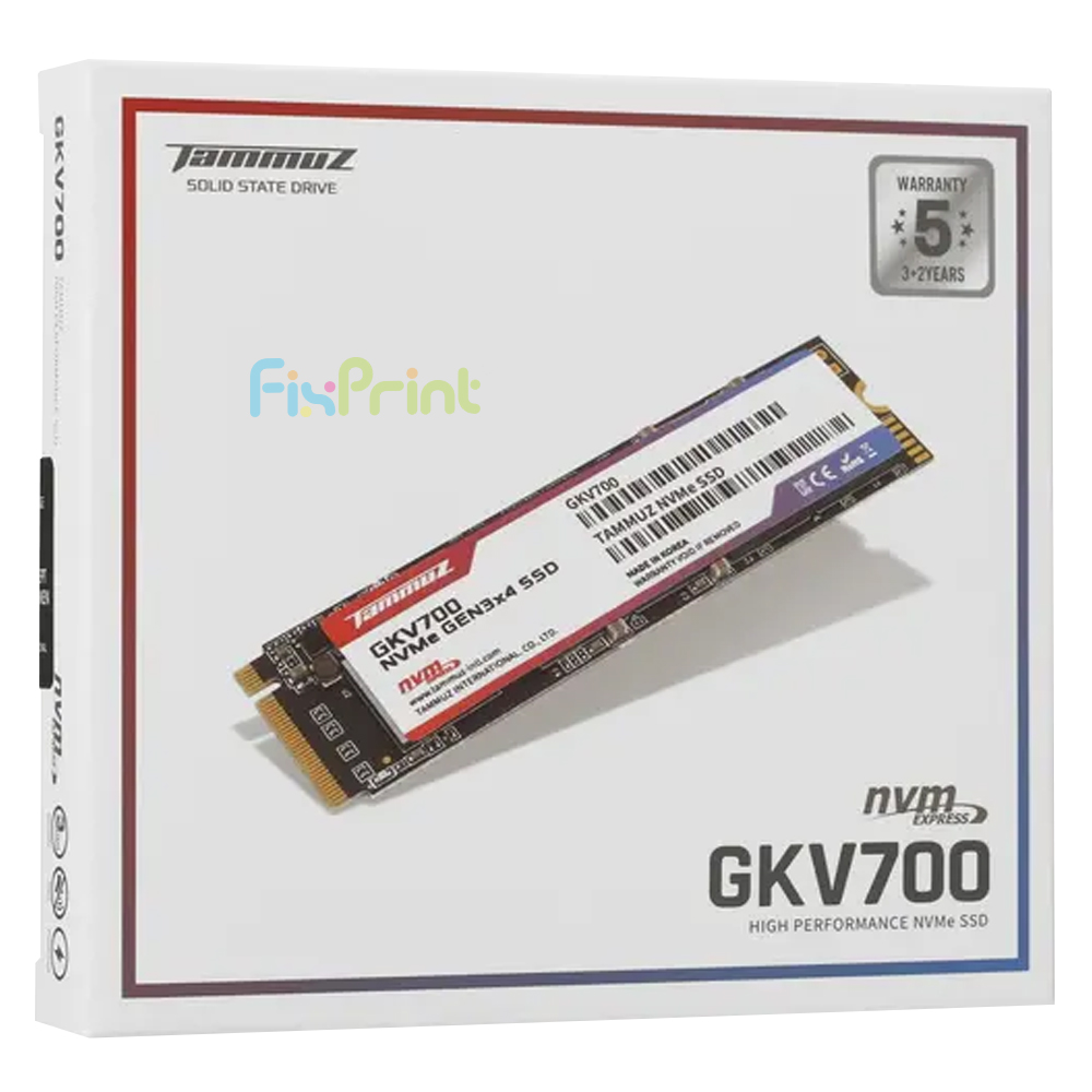 TAMMUZ PCIe NVMe INTERNAL 1 TB PN GKV700-1TB,GKV700 SSD M.2 NVMe GKV700