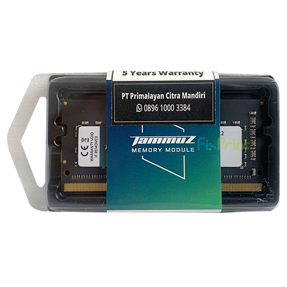 TAMMUZ RAM PC25600-3200 DDR4 SODIMM 4GB, Ram Laptop Tammuz So-dimm 4 GB DDR4 Sodim Part Number TZD3204GS22R