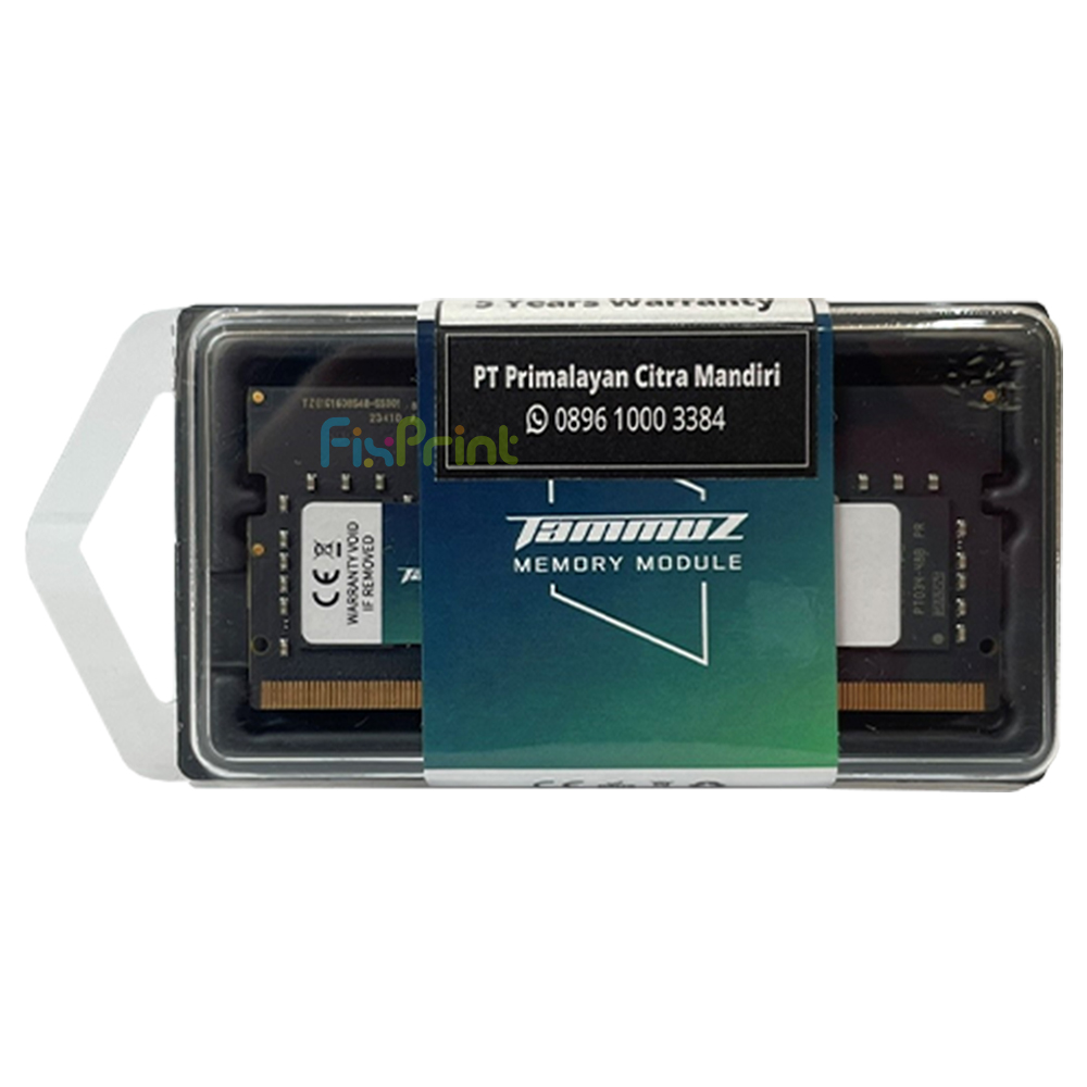 TAMMUZ RAM PC38400-4800 DDR5 SODIMM 8GB, Ram Laptop Tammuz So-dimm 8 GB DDR5 Sodim Part Number TZE4808GS40R