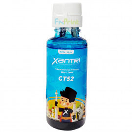 Tinta Xantri GT52 Cyan 90ml, Printer HPC DeskJet GT5810 GT5820 All in One InkTank 115 310 315 319 350 415 419 410 SmartTank 450 510 550 610
