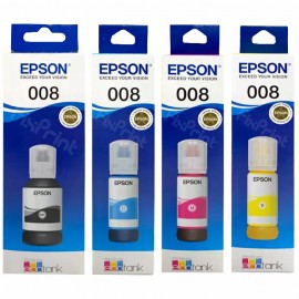 Tinta Epson Original Ori 008 70ml Pigment Cyan C13T06G200, Refill Printer Epson L6550 L6570 L6580 L15150 L15160
