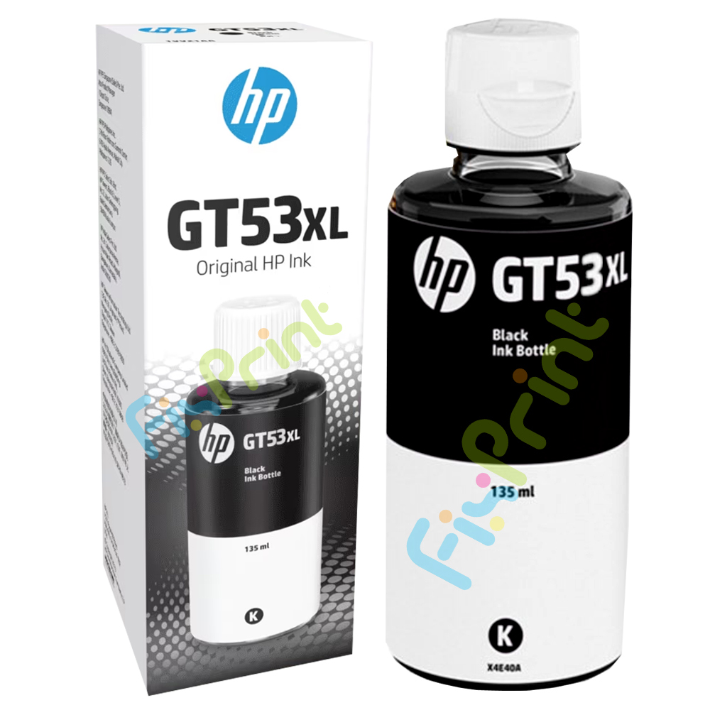 Tinta Original GT53XL Black 135ml Refill GT 53XL 1VV21AA, Printer HP SmartTank 500 515 615 GT5810 GT5820 InkTank 415 315 419 319 410 310 115
