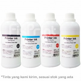 Tinta Refill Printer Ink 500ml Yellow, Tinta Dye Base Printer Can EP Brothr