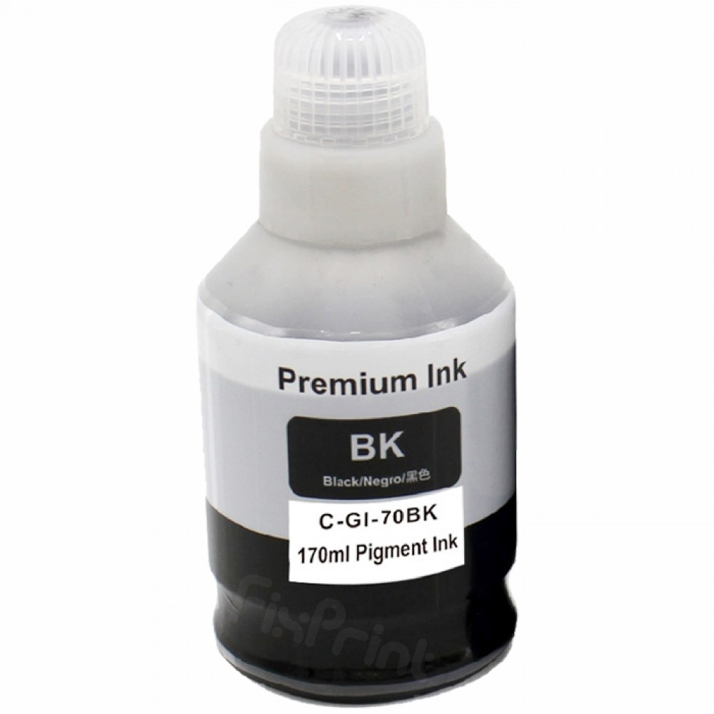 Tinta Compatible GI-70 GI70 PGBK GI 70 Pigment Black 170ml, Refill Printer Can PIXMA G5070 G6070 GM2070 GM4070 G7070