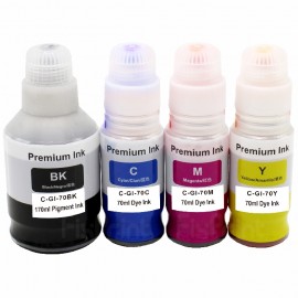 Tinta Canon Compatible GI-70 GI70M GI 70 Dye Ink Magenta 70ml, Refill Ink Printer PIXMA G5070 G6070 GM2070 GM4070 G7070