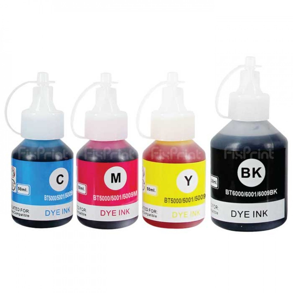 Tinta Compatible BTD60BK Dye Ink Black, Refill Printer Brothr DCP-T220W ...