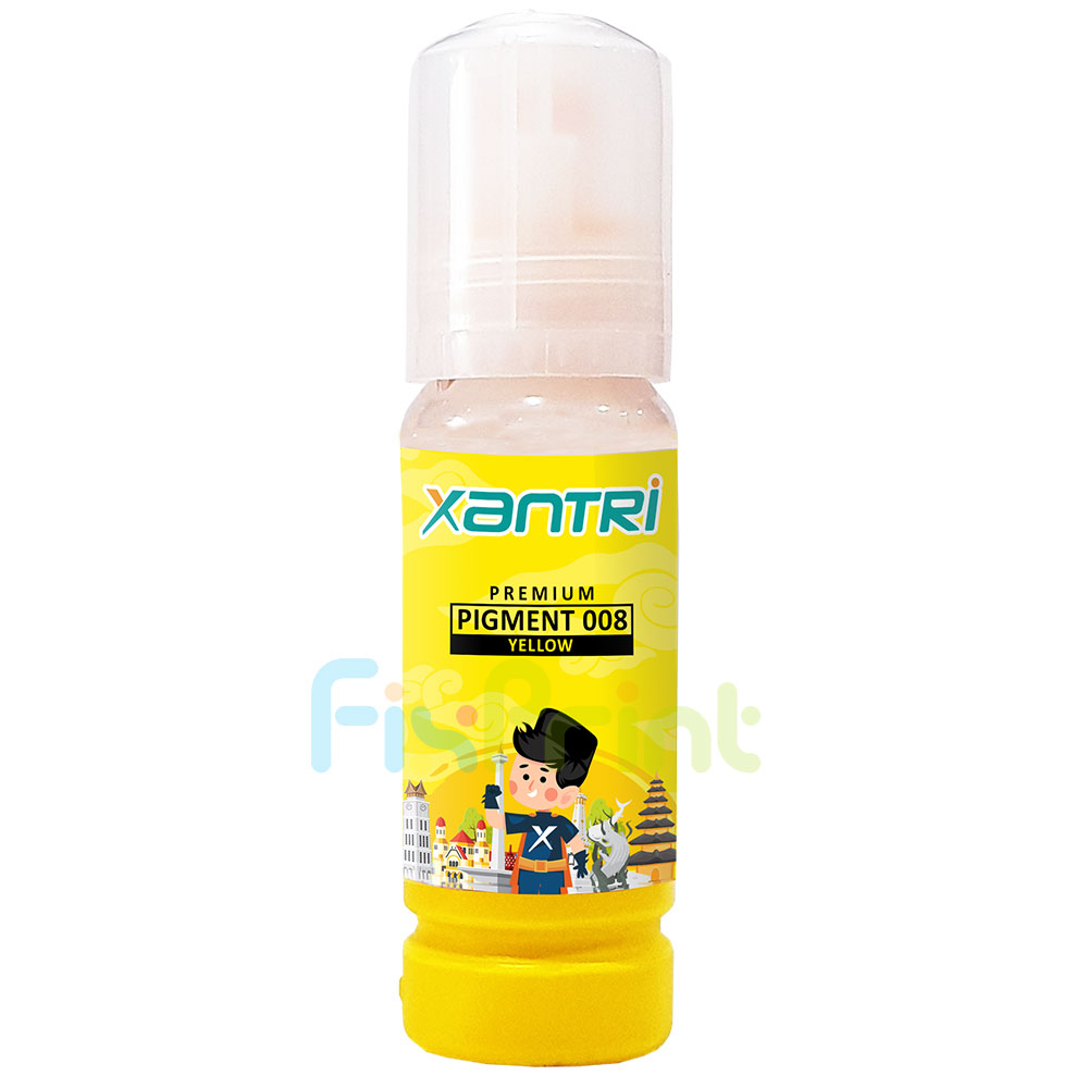 Tinta Xantri Pigment 008 Yellow 70ml, Refill Printer EP L6550 L6570 L6580 L15150 L15160