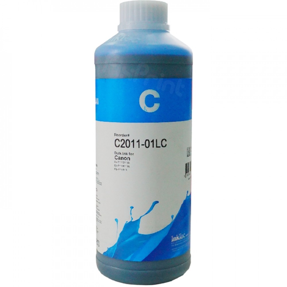 Tinta Refill Inktec Dye Base C2011-01L Cyan 1 Liter Cartridge Can CL811 CL211 CL511 Printer PIXMA iP2770 iP2700 iP2702 MX428 MX498 MX357 MP237 MP240 MP480