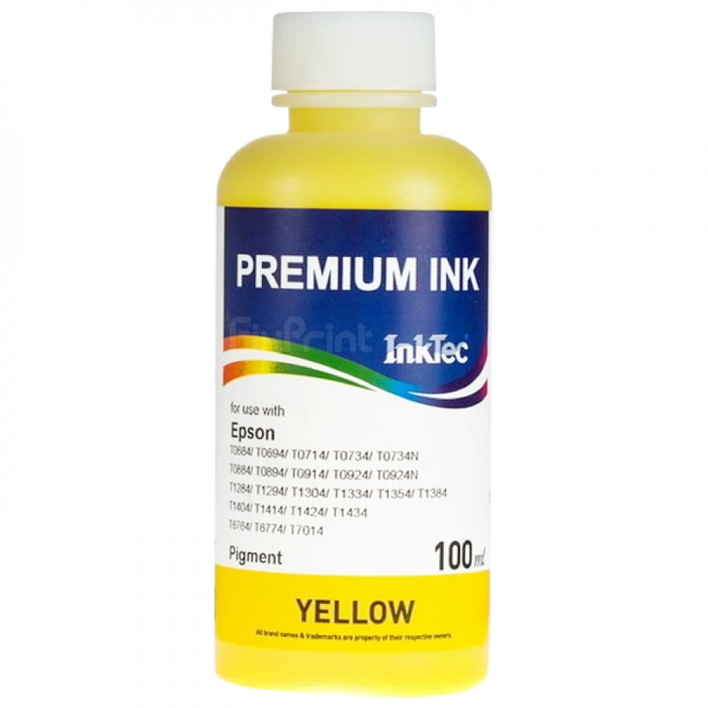 Tinta Refill Inktec Pigment Yellow E0013-100MY 100ml New Cartridge Epson T6771 T6761 Printer Stylus CX4900 CX4905 CX5000 CX5500 CX5501 CX5505 CX5510 CX5600