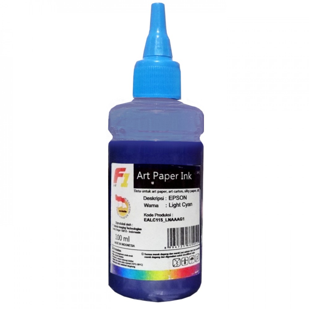 Jual Tinta Refill Art Paper F1 Light Cyan 100ml Printer Harga Murah ...