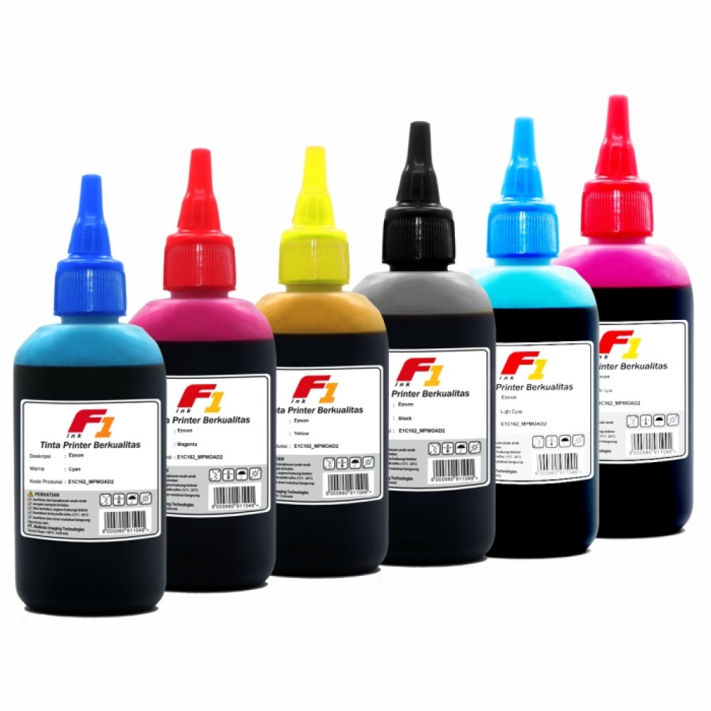 Jual Tinta Refill Dye Base F1 Light Magenta 100ml Printer Epson L800 ...