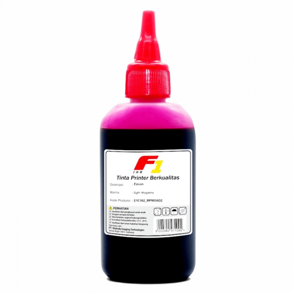 Tinta Refill Dye Base F1 Light Magenta 100ml Printer Epsn