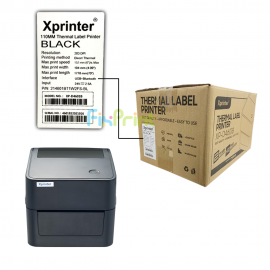 Printer Label Barcode XP-D4601B USB+Bluetooth (HITAM), XPrinter Thermal D4601B Interface USB+Bluetooth, Printer Cetak Resi+Paper Tray