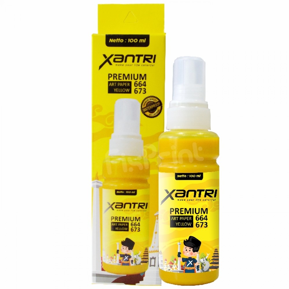 Tinta Xantri Art Paper 664/673 Yellow 100ml, Printer EP L100 L200 L110 L120 L210 L220 L310 L350 L355 L360 L365