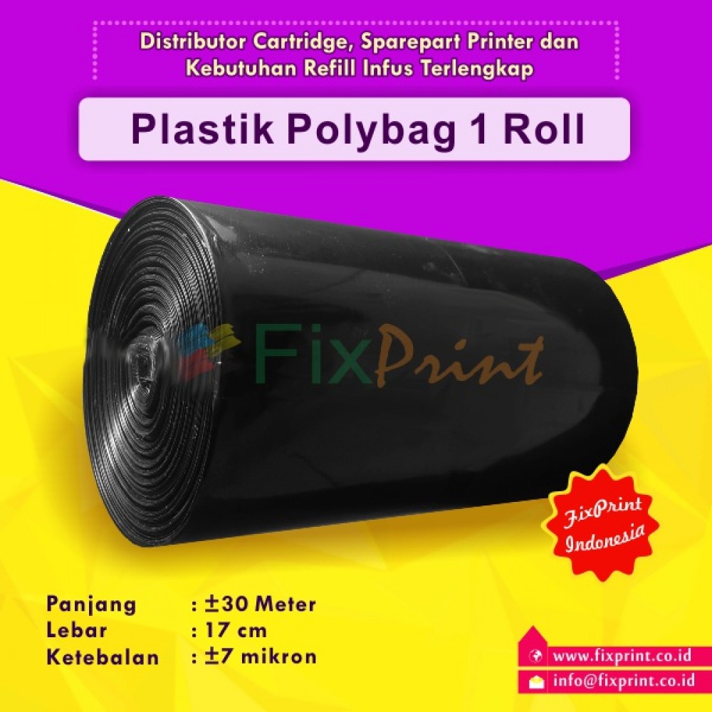 Jual Plastik Polybag / Plastik Packing 1 Roll Harga Murah Online ...