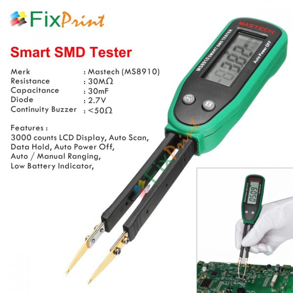 Jual Smart SMD  Tester Mastech MS8910 Alat Ukur Komponen  