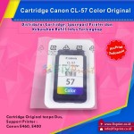 Cartridge Loosepack Original Canon CL-57 CL57 Color (Tanpa Box), Tinta Printer Canon E3370 E4270 E3170 E400 E410 E417 E460 E470 E477 E480