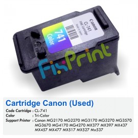 Jual Cartridge Tinta Bekas Canon CL741 CL-741 CL 741 Color 