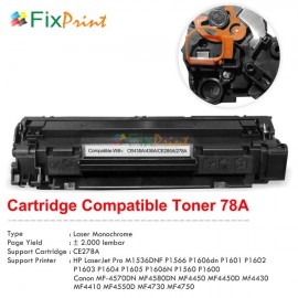 Cartridge Toner Compatible XP CE278A 78A 