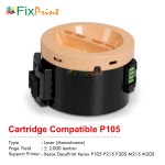 Cartridge Toner Compatible Printer Xe P105 P215 P205 M215 M205 Monochrome