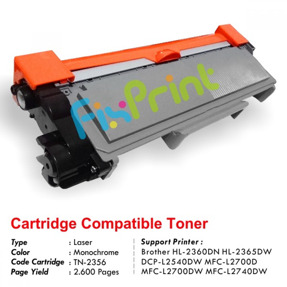 Cartridge Toner Compatible Tn 2356 Tn2356 Printer Brother Hl 2360dn Hl