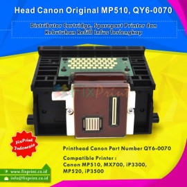 Print Head Original Printer Canon MP510 MX700 iP3300 MP520 iP3500, Head Canon QY6-0070