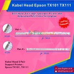 Kabel Head Epson TX111 TX101 Used (2 Pair), Cable Flexible Stylus TX111 TX101