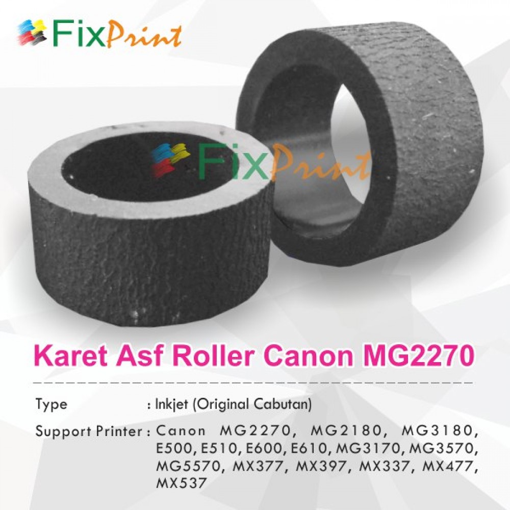 Jual Karet ASF Roller Canon MG2270 MG2180 MG3180 E500 E510 