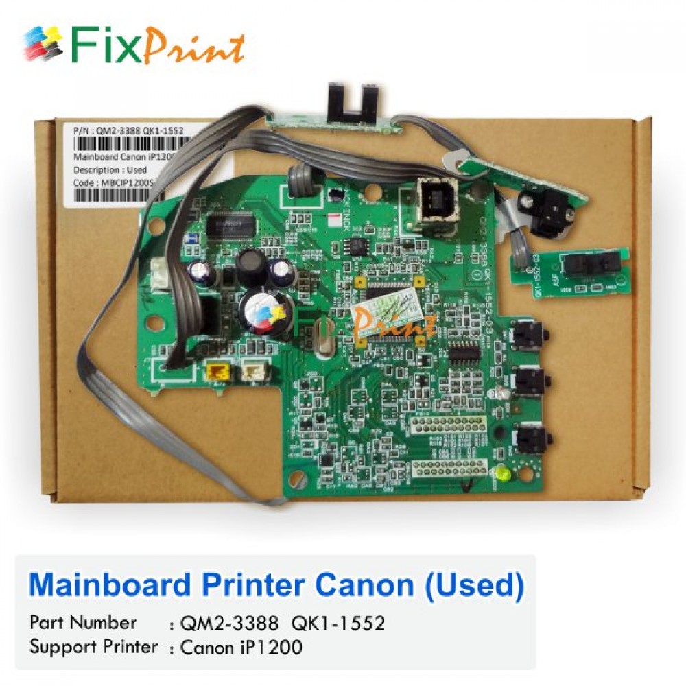 Board Printer Canon iP1200 1200 Used, Mainboard Canon ip1200 Used, Motherboard ip1200