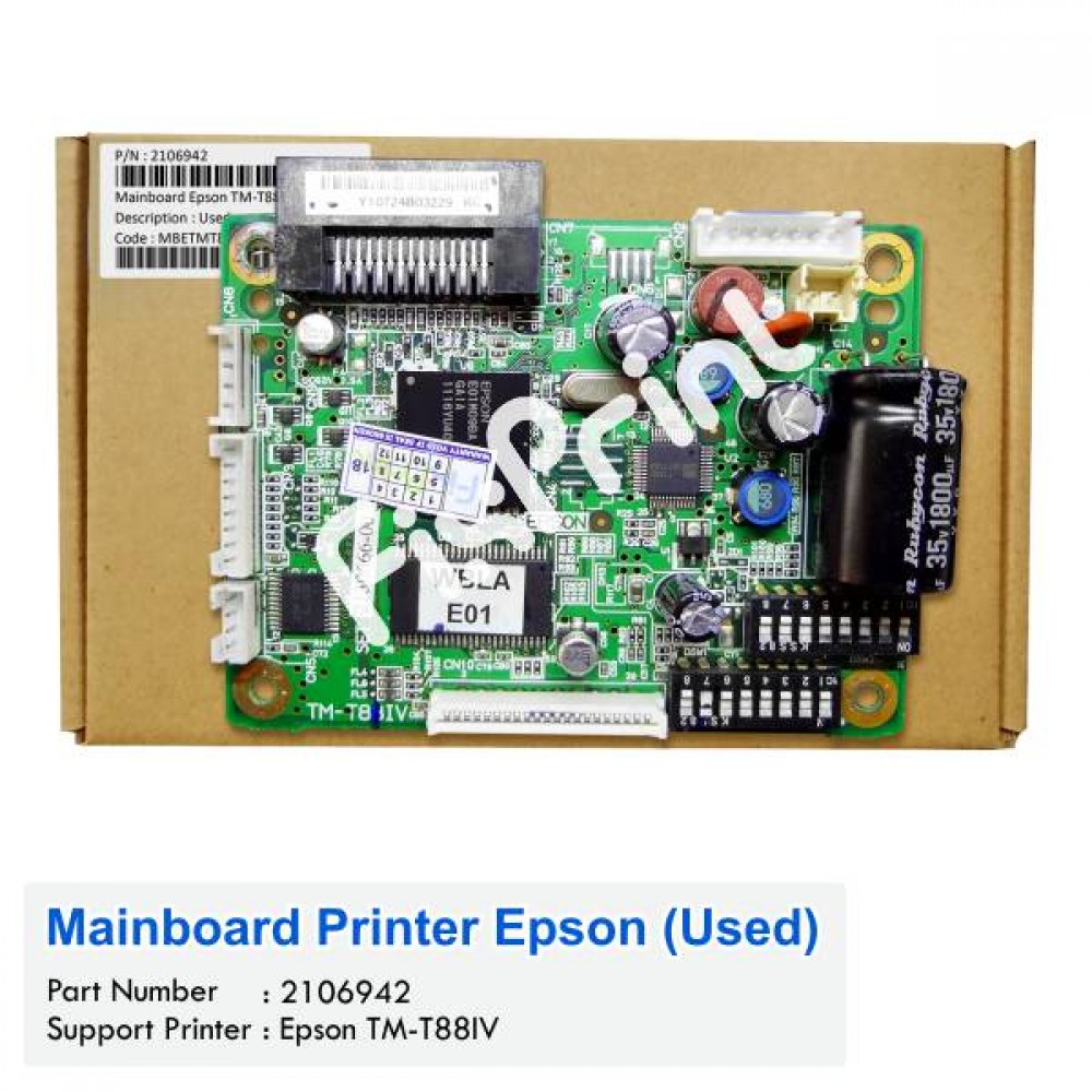 Board Printer Epson TMT88IV TMT884 Used, Mainboard Epson TMT88IV TMT884 T88IV T884 Used, Motherboard TM88IV TM884