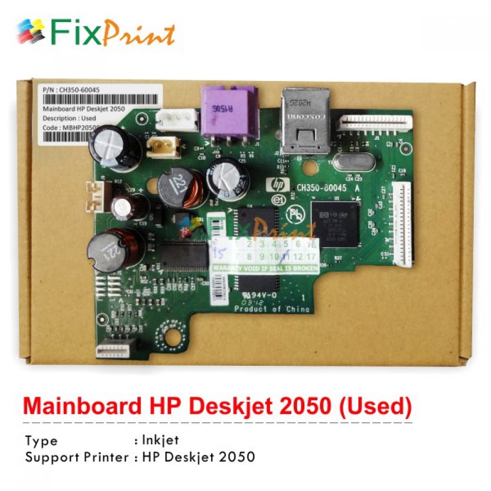 Board Printer HP Deskjet 2050 Used, Mainboard HP D2050 Used, Motherboard HP 2050