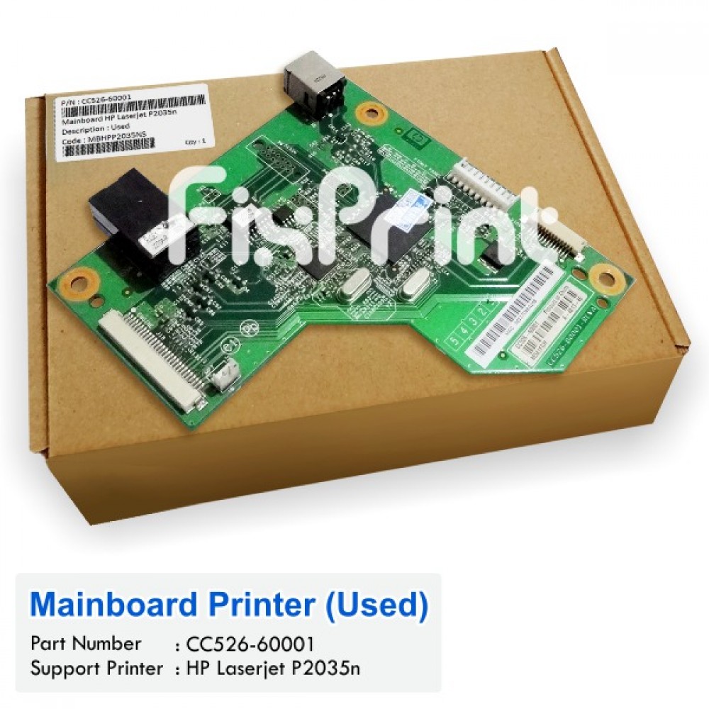 Jual Board Printer HP P2035n Mainboard HP Laserjet P2035n 