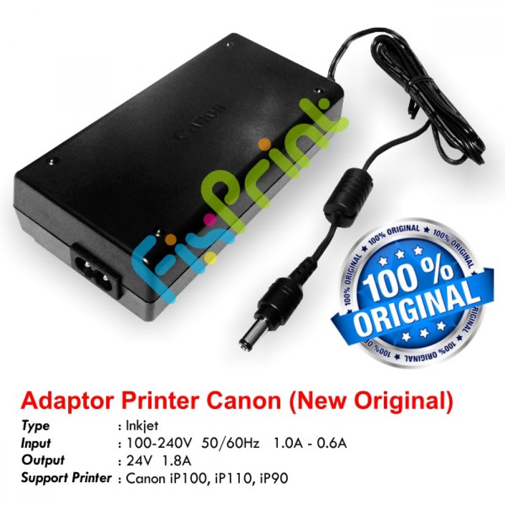 Adaptor Printer Canon iP100 iP110 iP90 New Original, Power Supply Canon IP 100 CA-CP200B
