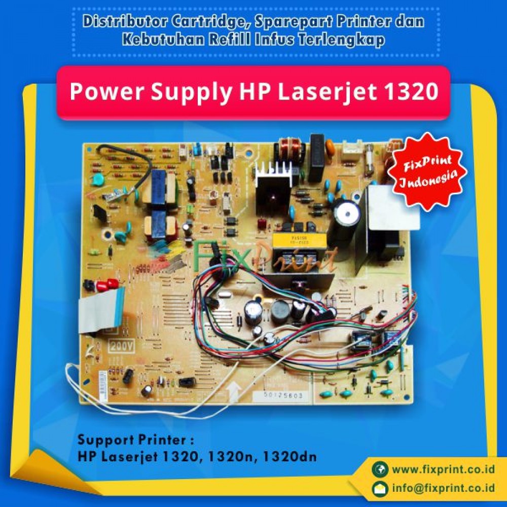 Jual Power Supply Printer Hp Laserjet 1160 1320 1320n 1320dn Dc Controller Used Power Board Part Number Rm1 1243 Used Harga Murah Online Tinta Printer Cartridge Printer Cartridge Bekas Cartridge Compatible Sparepart