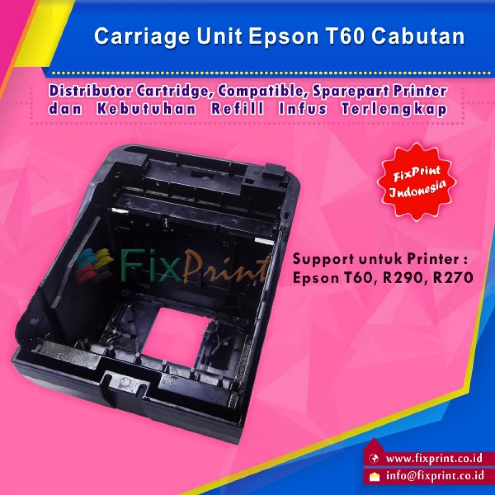 Jual Carriage Unit Epson T60 R290 R270 Bekas Like New 