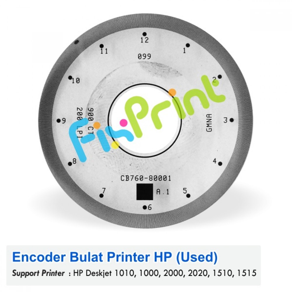 Encoder Bulat HP Deskjet 2135 2335 2336 2337 2775 2776 1010 1000 2000 2020 1510 1515, Timing Disk D1010 D1000 D2000 D2020 D1510 D1515 Used