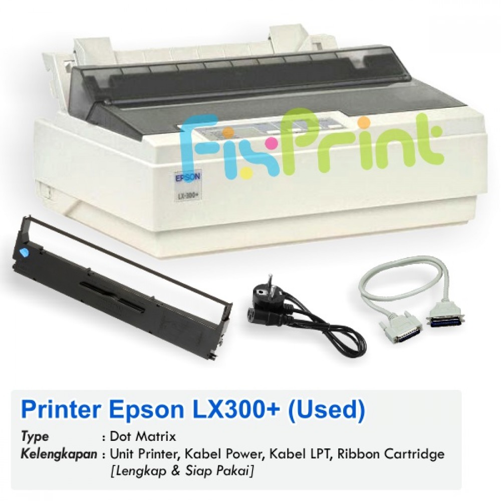 Printer Bekas Epson LX300+ LX-300+ Dot Matrix