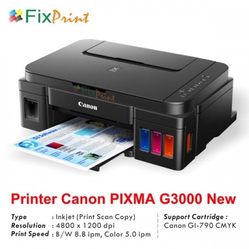 Jual Printer Canon PIXMA G3000 New Harga Murah Online 