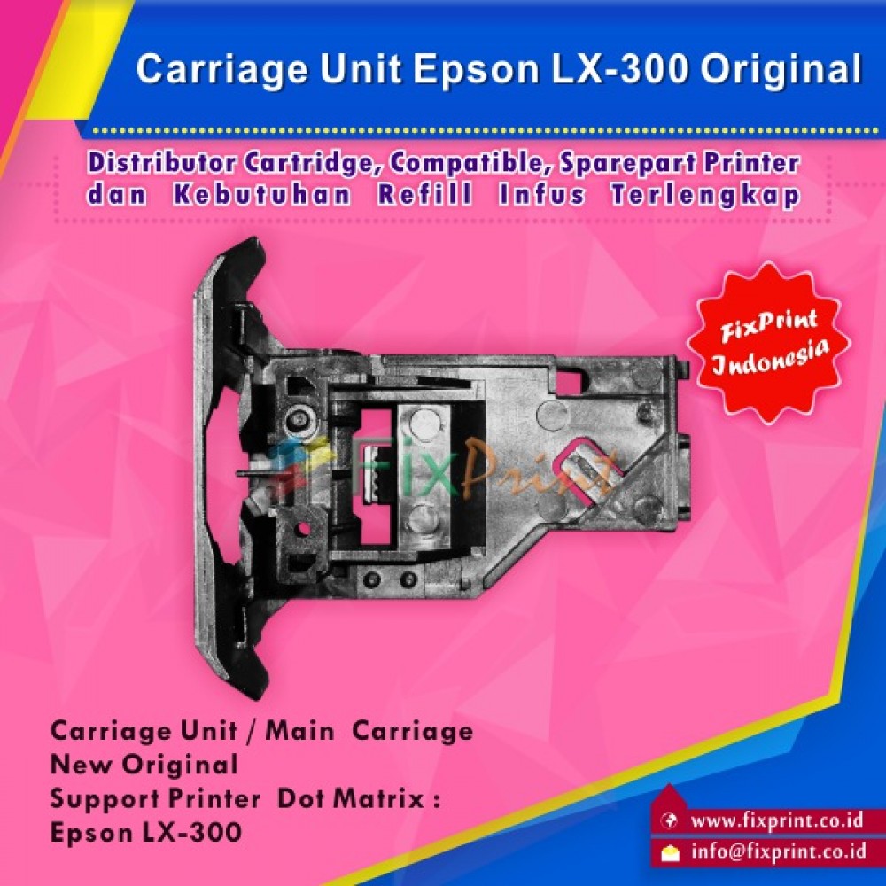 Jual Carriage Unit Printer Epson LX - 300 Main Carriage 