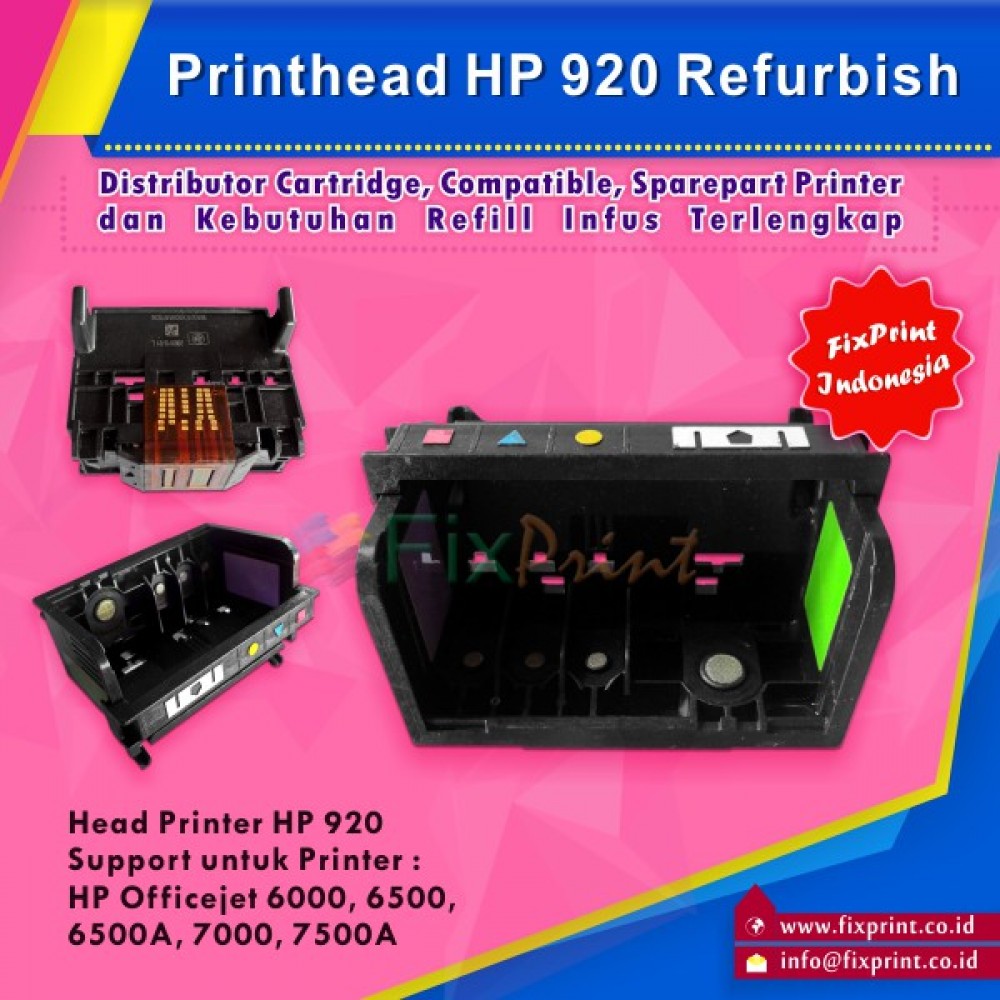 Jual Head Printer HP 920 Printhead HP Officejet 6000 6500 