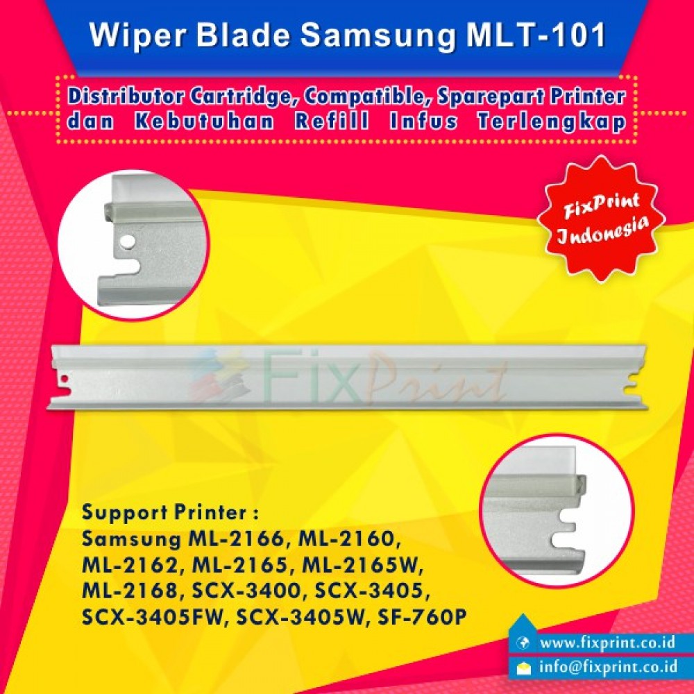 Wiper Blade Samsung MLT-101 MLT-D101S MLT-111 MLT111 MLT-D111S MLT-d111se, Printer ML-2166 ML-2160 ML-2162 ML-2165 ML-2165W ML-2168 SCX-3400 SCX3405 SCX3405FW SCX3405W SF-760P SL-M2020 SL-M2020W M2022 M2022W M2070 M2070W M2021 M2021W M2071 M2071W M2070F 